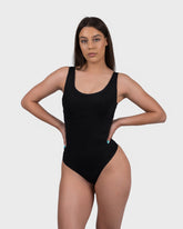 Scoop Neck Bodysuit - Black